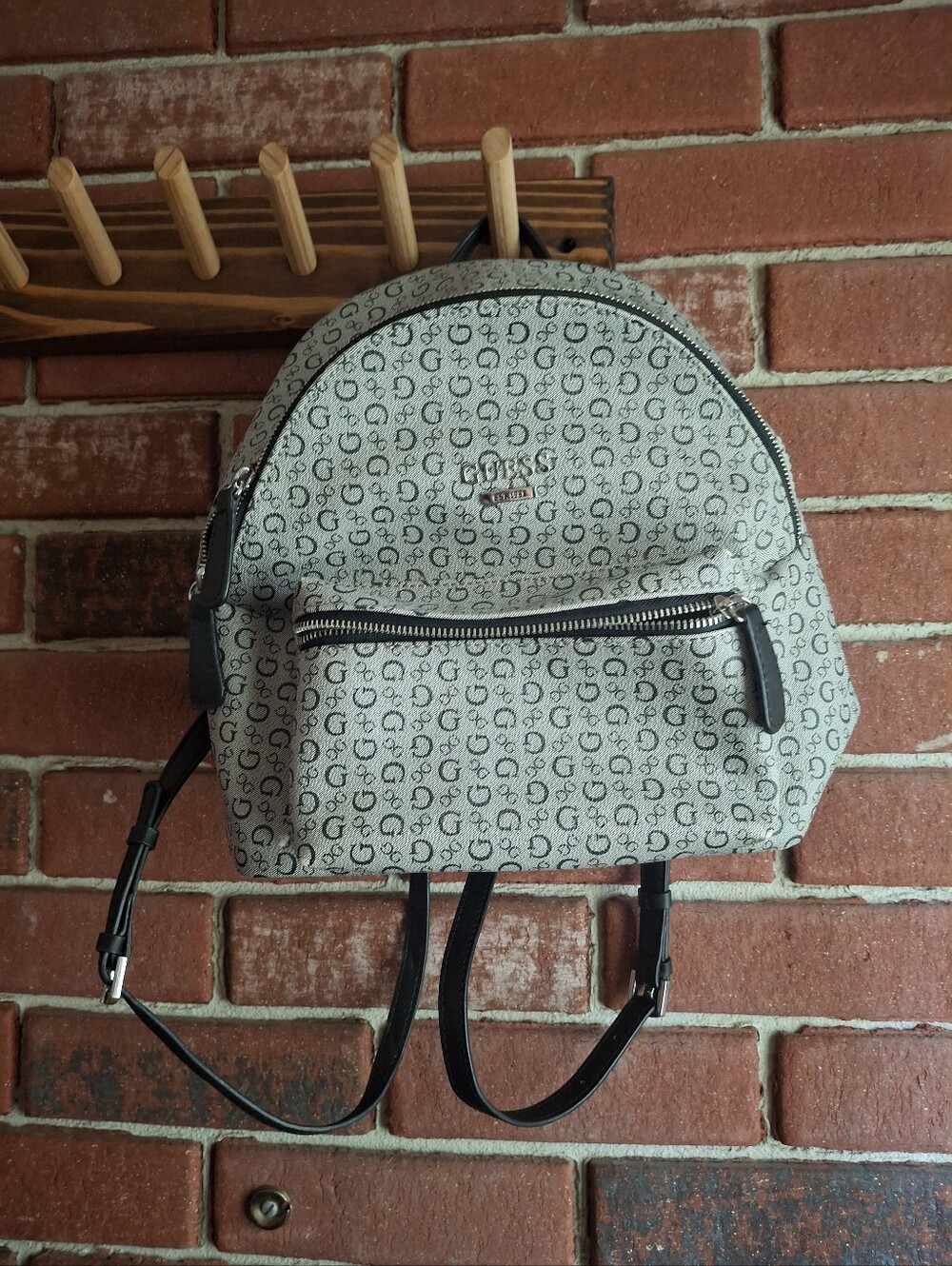 Guess grey and black Backpack